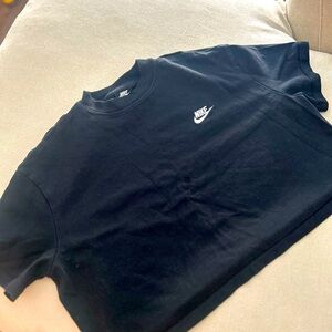 Nike black crop top